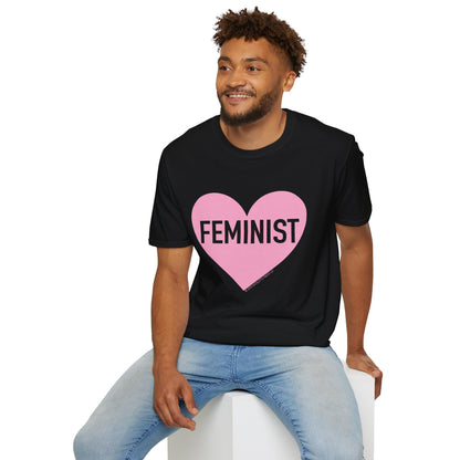 Feminist Heart Adult Tee