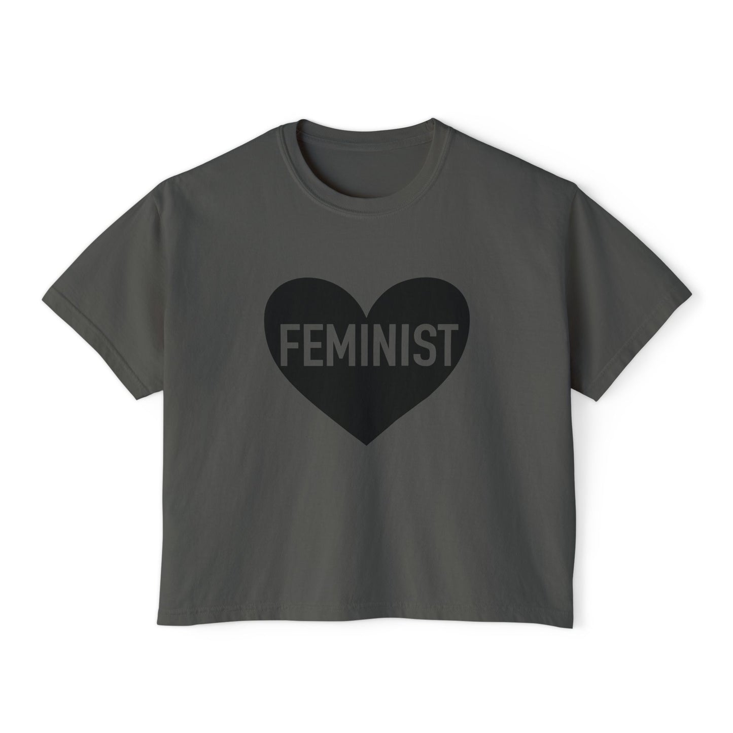 Feminist Heart Boxy Tee