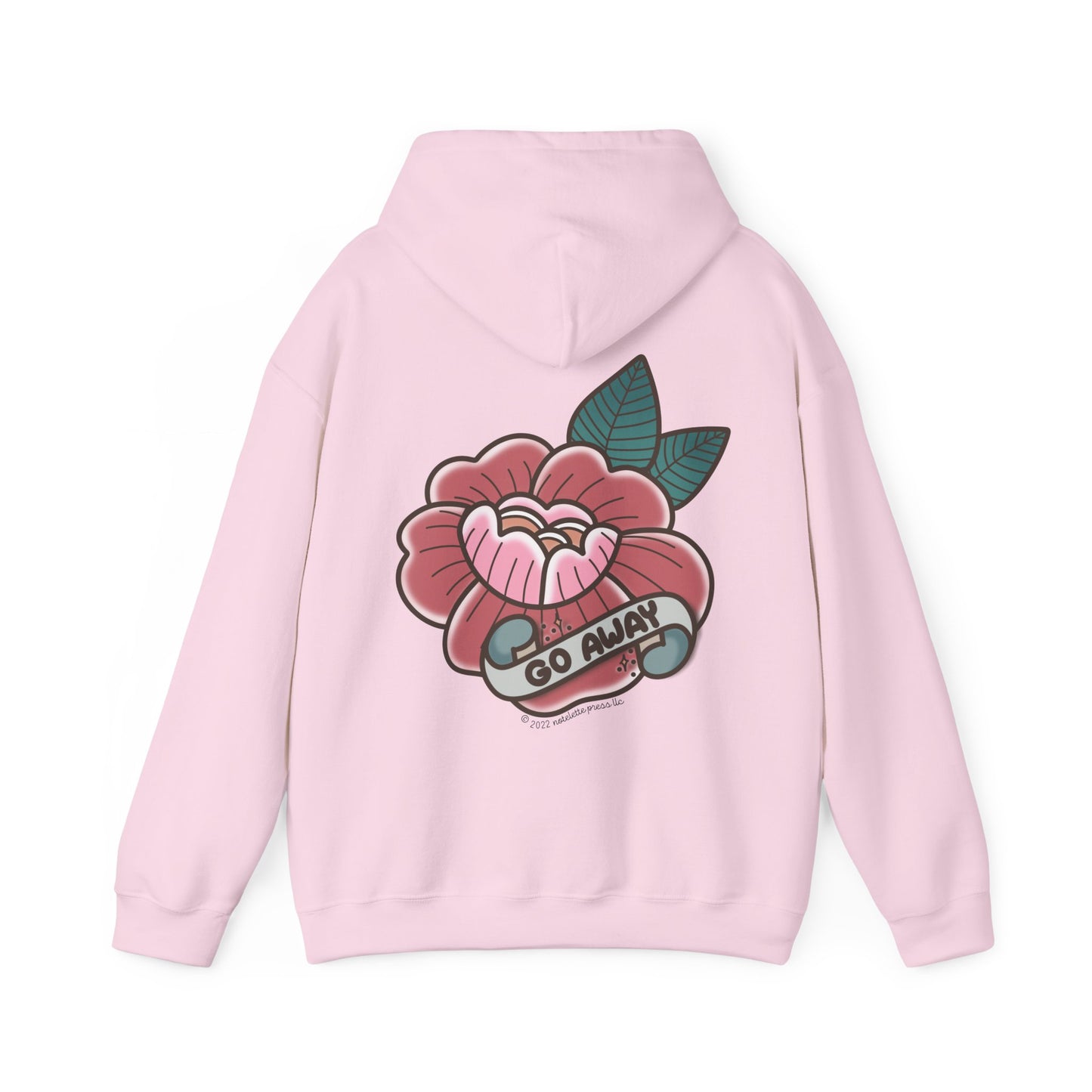 Go Away Flower Hoodie