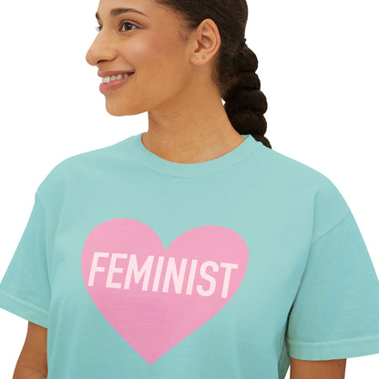 Feminist Heart Boxy Tee