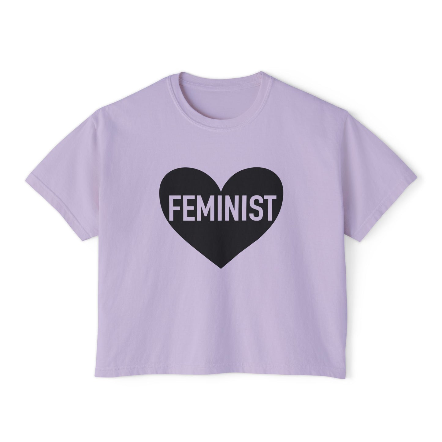 Feminist Heart Boxy Tee