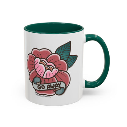 Go Away Flower Mug