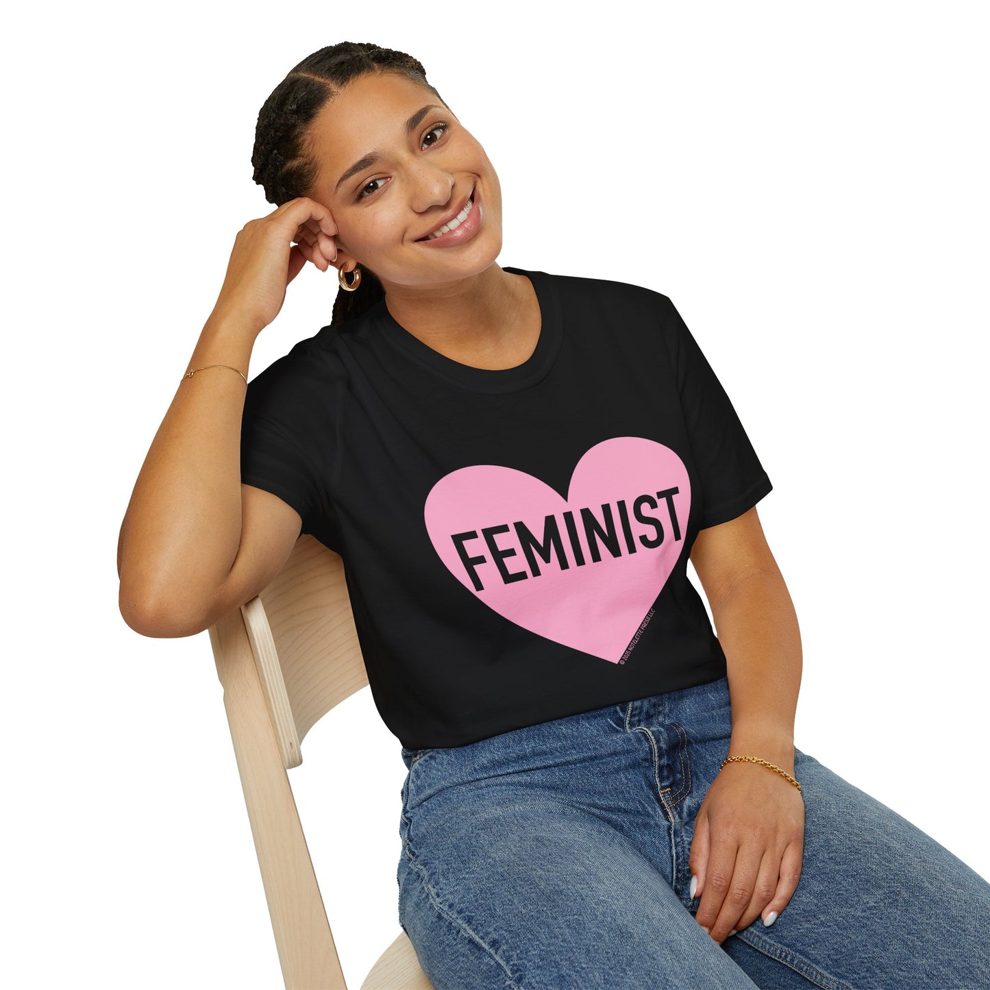 Feminist Heart Adult Tee
