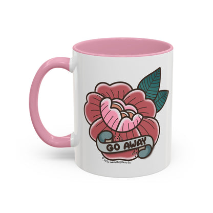 Go Away Flower Mug