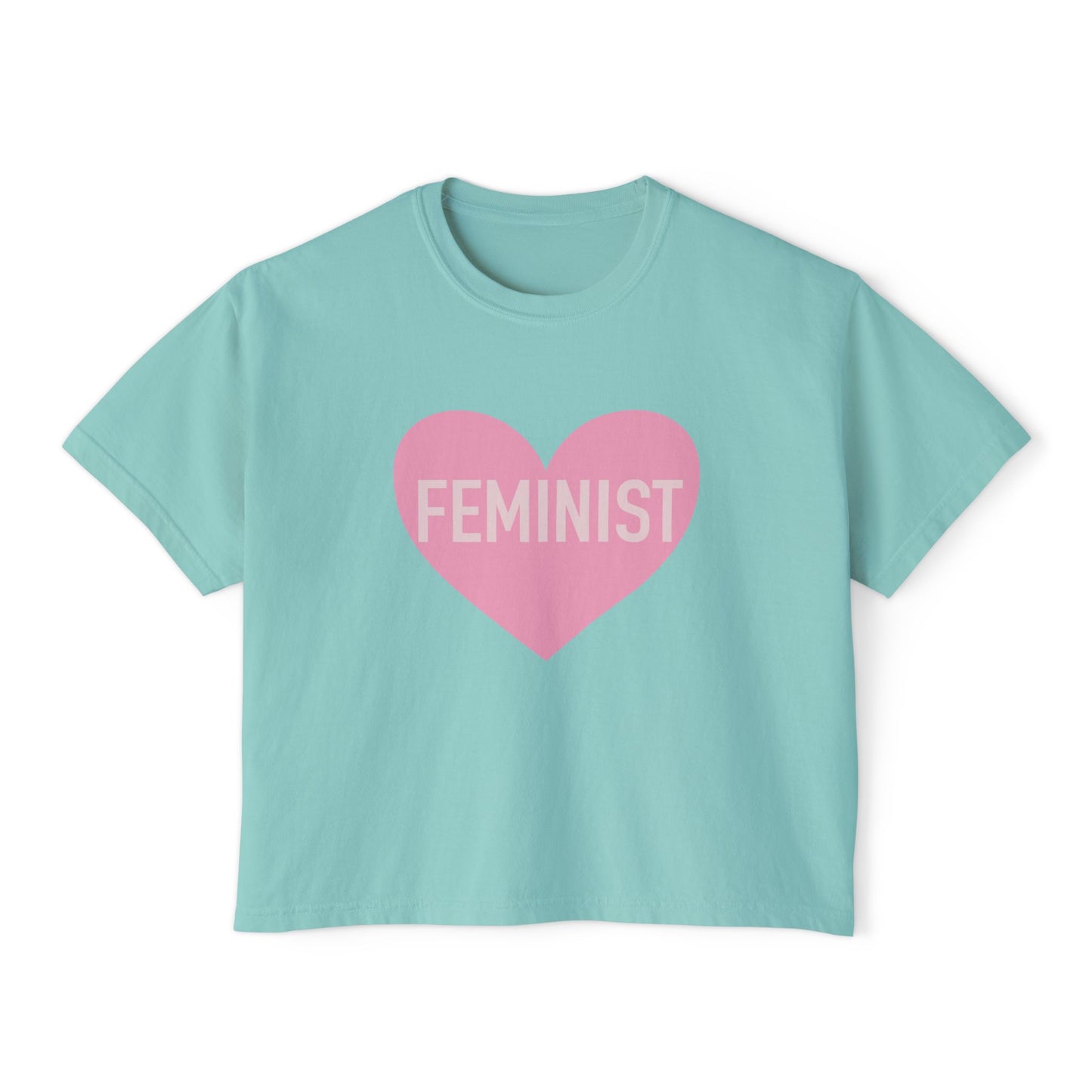 Feminist Heart Boxy Tee