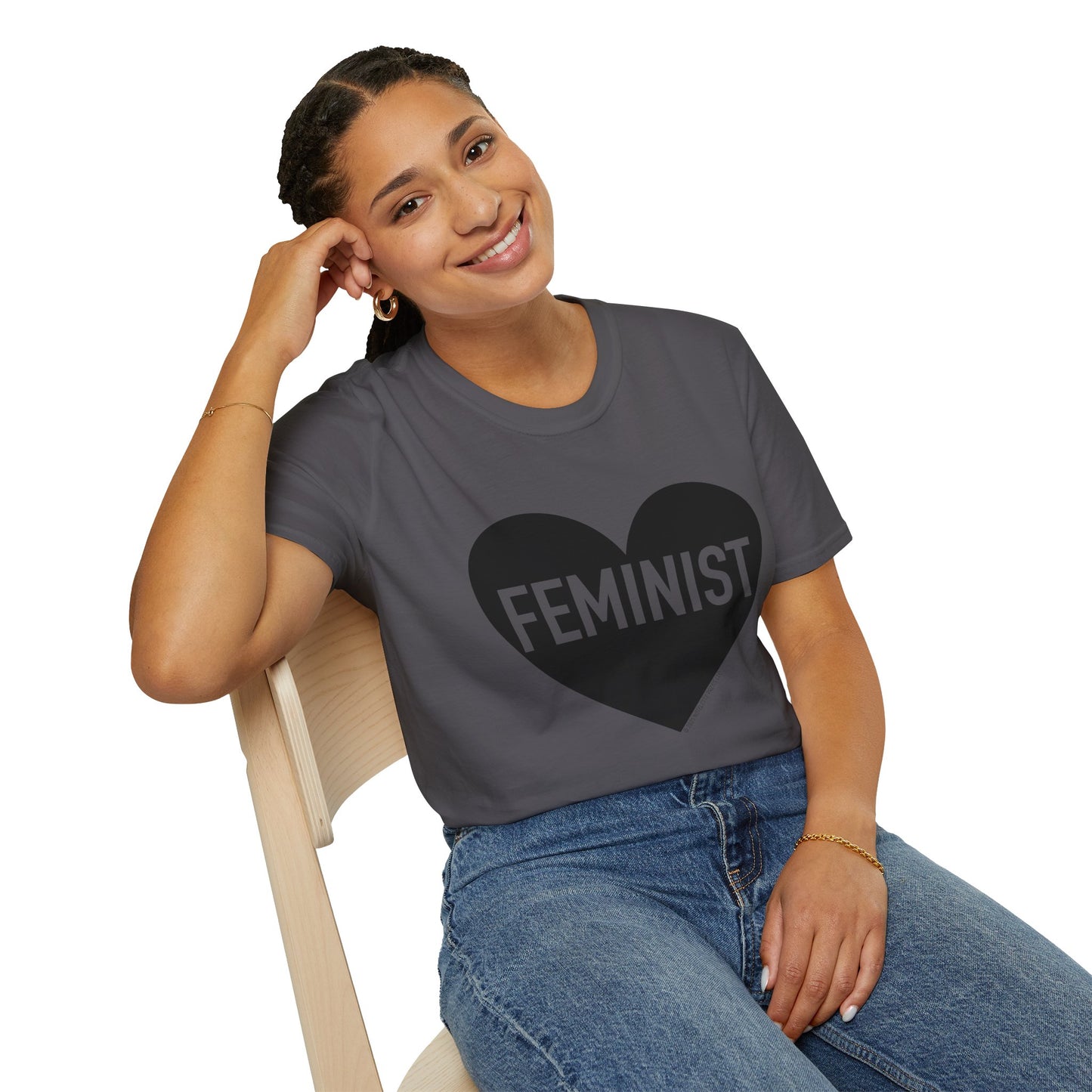 Feminist Heart Adult Tee