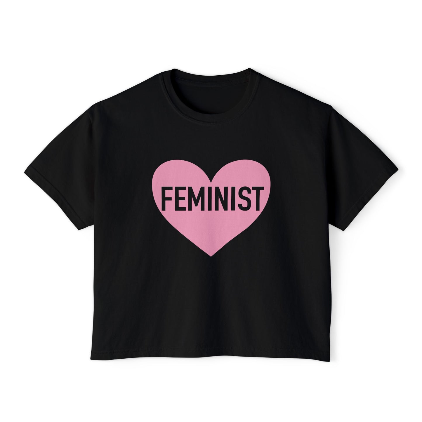 Feminist Heart Boxy Tee