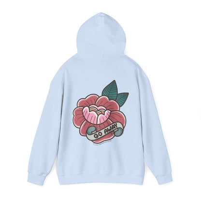 Go Away Flower Hoodie