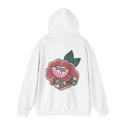 Go Away Flower Hoodie