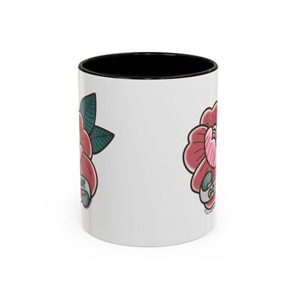 Go Away Flower Mug