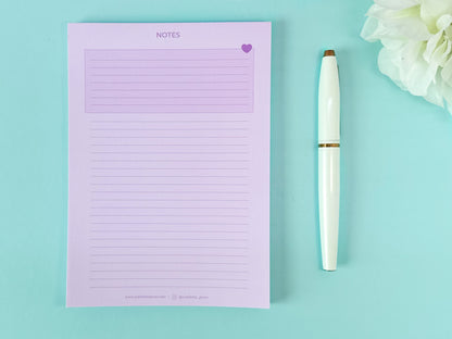 Purple Notes Pad