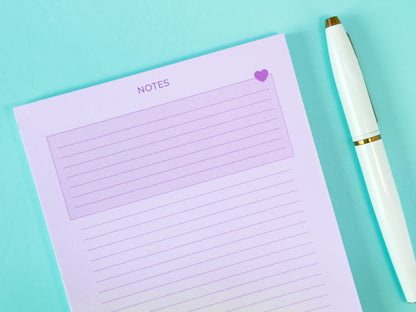 Purple Notes Pad