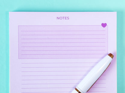 Purple Notes Pad