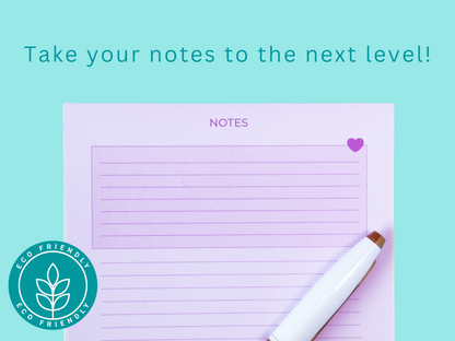 Purple Notes Pad