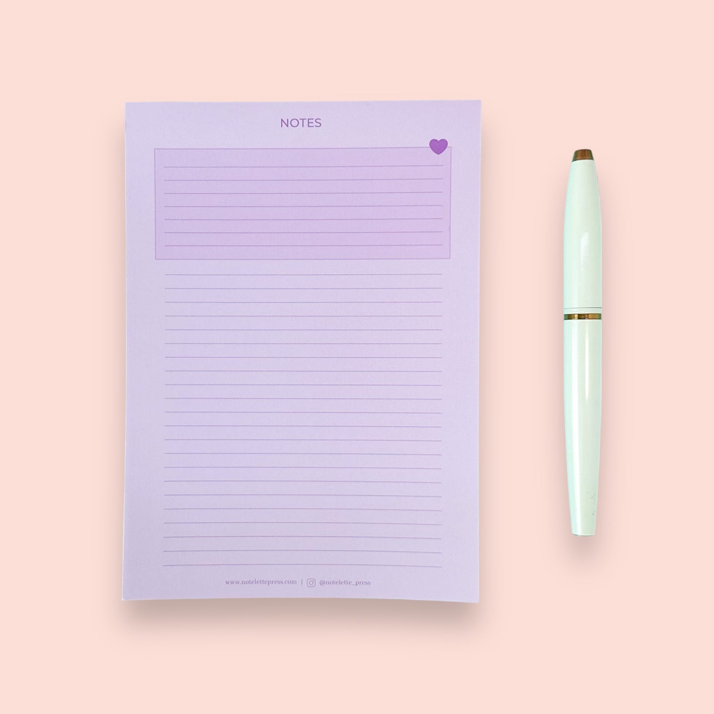 Purple Notes Pad