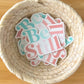 Be Still Clear Sticker