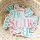 Be Still Clear Sticker