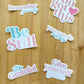 Be Still Clear Sticker