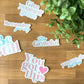 Be Still Clear Sticker