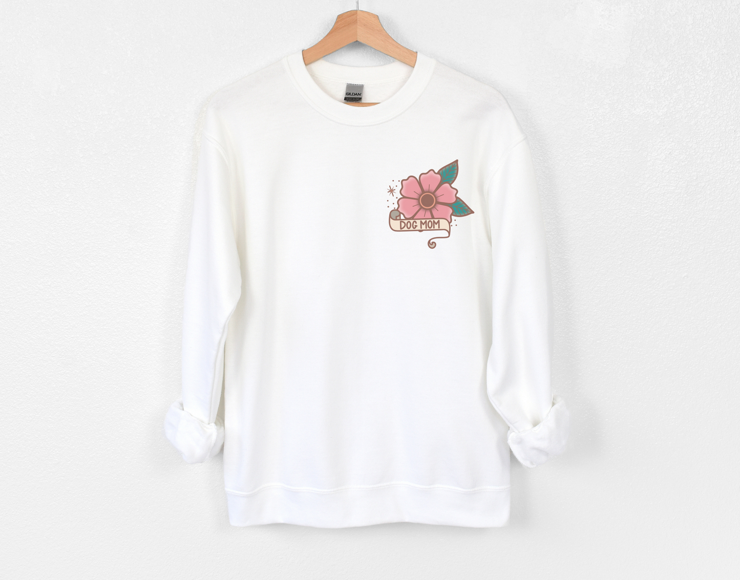 Dog Mom Crewneck Sweatshirt