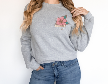 Dog Mom Crewneck Sweatshirt