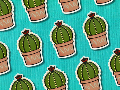 Cactus Flower Plant Sticker