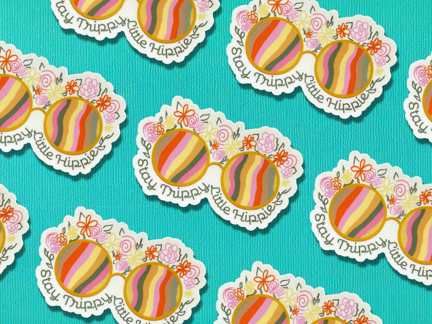 Stay Trippy Little Hippie Sticker