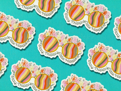 Stay Trippy Little Hippie Sticker