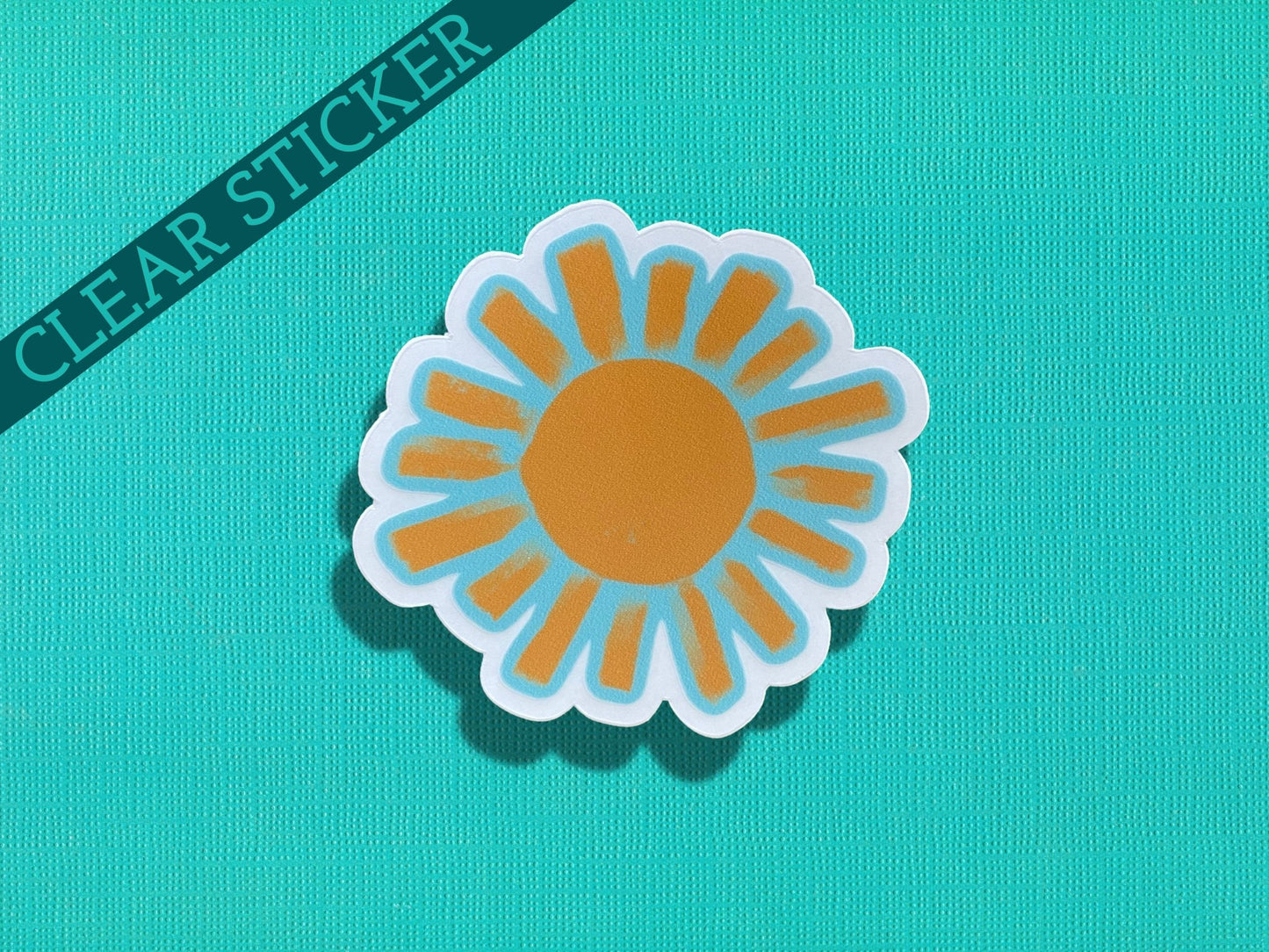 Clear Sunshine Sticker