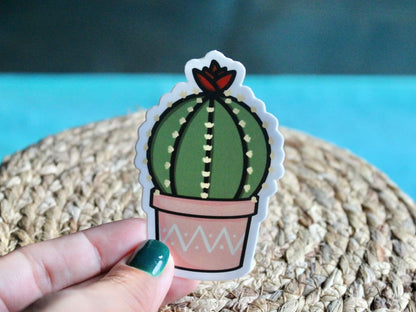 Cactus Flower Plant Sticker