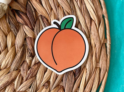 Peach Sticker