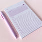 Priorities Notepad - Purple