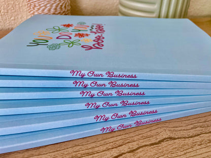 You Do You Boo Boo Notebook