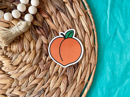 Peach Sticker