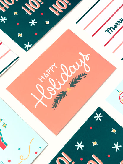 Retro Holiday Post Cards