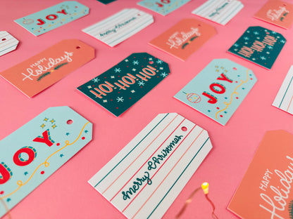 Retro Holiday Gift Tags