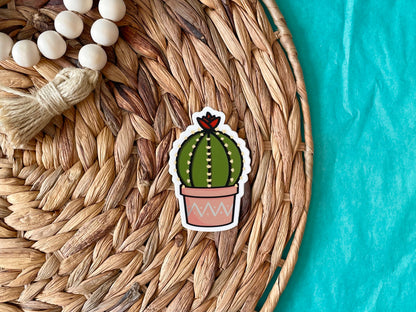 Cactus Flower Plant Sticker