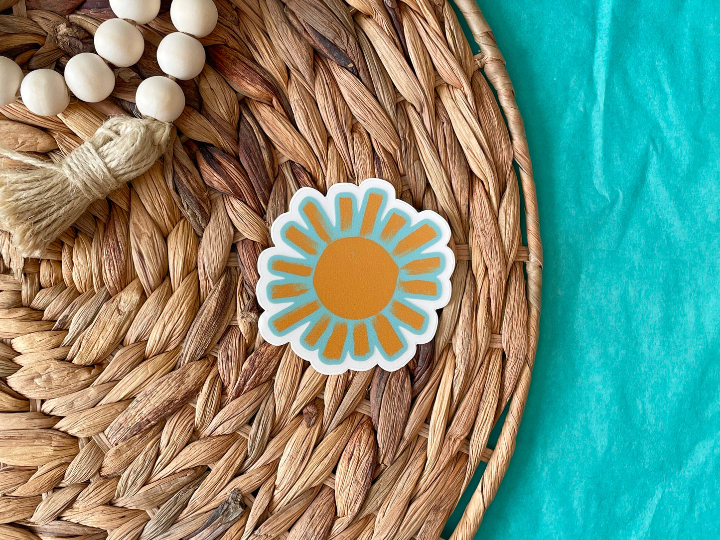 Clear Sunshine Sticker
