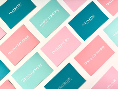 Pastel Christmas Post Cards