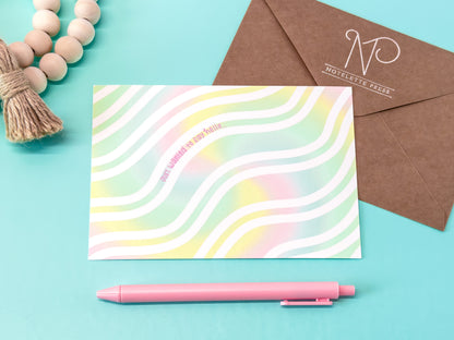 Tie Dye Postcard Set of 4