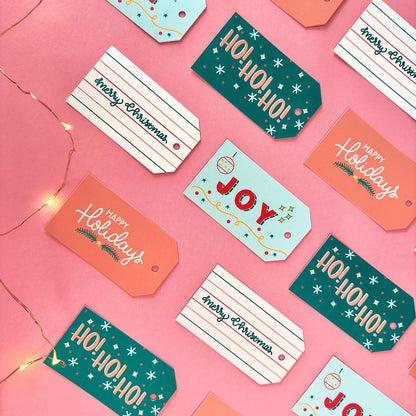 Retro Holiday Gift Tags