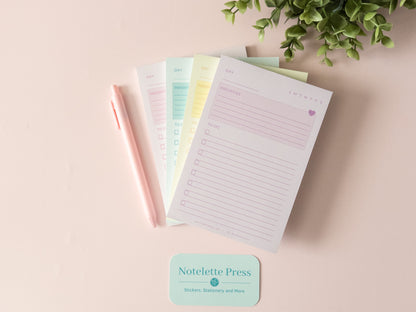 Priorities Notepad - Purple